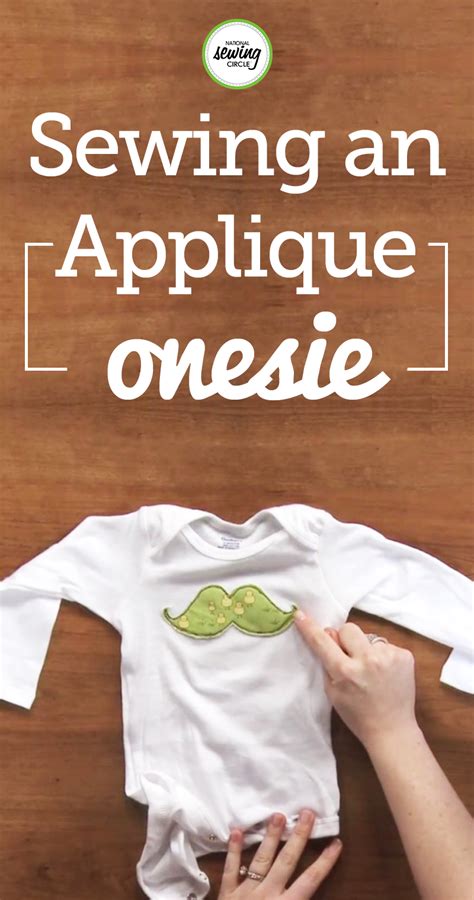 How To Sew An Applique Onesie National Sewing Circle