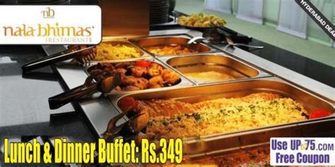 Nala Bhimas Restaurant Jubilee Hills Hyderabad Buffet Coupons Deals