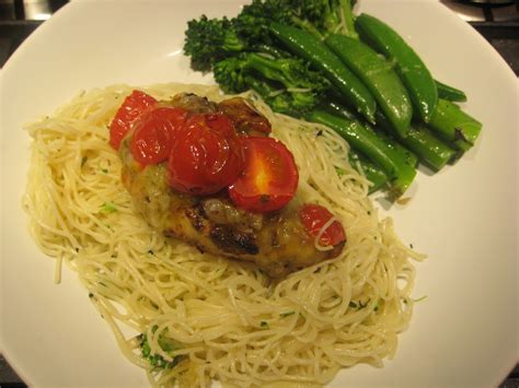 For perfectly al dente angel hair pasta (and sauces to pair with them), throw out the rule book on pasta enjoy the comfort, joy, and confidence of cooking and baking with 100% reliable recipes and. Lemon and Cheese: Baked Pesto Chicken with Garlic Angel ...