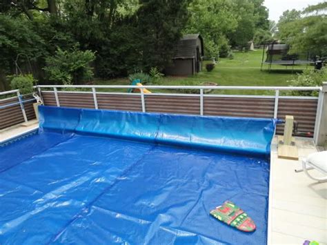 Diy pool cover removal and installation #poolcover #summer. Solar Cover Reels? Anyone make your own? HOW? | Diy pool, Pool cover, Solar pool cover