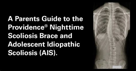 Spinal Tech A Parents Guide To The Providence Nighttime Scoliosis