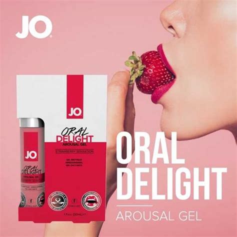 System Jo Oral Delight Arousal Gel Strawberry Sensation Ml