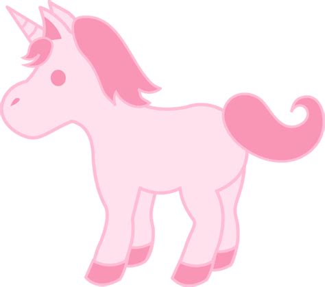 Cute Baby Pink Unicorn Free Clip Art Clipartix