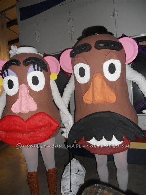 Potato head play mat and add it to a quiet book or use on it's own for quiet play in the car during road trips with the kids! Coolest Mr. and Mrs Potato Head Couple Costume | Diy ...