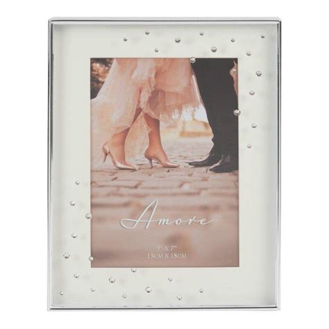 5x7 Silver Plated Box Photo Frame Amore Widdop Gallery Ts Online