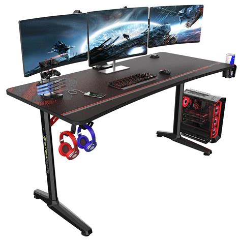 Buy Eureka Ergonomic 60 Inch Gaming Desk With Full Mouse Pad Large