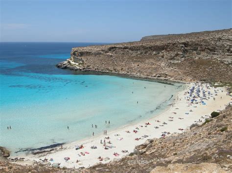 Lampedusa Beautiful Beaches Most Beautiful Beaches World