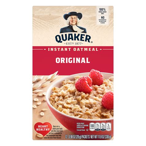 Guar gum is a water thickening agent similar to cornstarch used to thicken the oatmeal after adding wat. Quaker Instant Oatmeal Nutrition Label / Quaker Instant ...