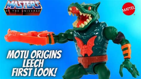 masters of the universe origins leech figure first look youtube