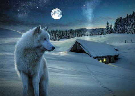 Winter Wolf Hd Wallpapers Free Download