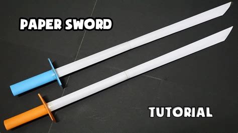 How To Make A Paper Sword Part 9 Easy Origami Tutorial Diy Ninja