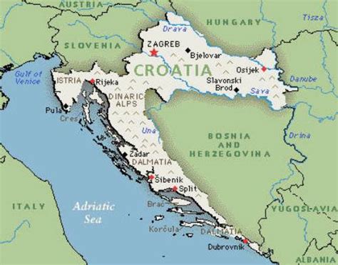 To view just the map, click on the map button. 10 Interesting Croatia Facts - My Interesting Facts