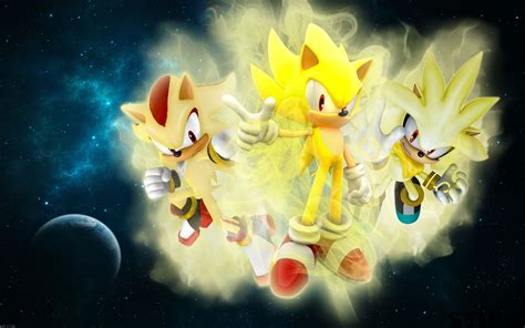 Gold Sonic Wallpapers Wallpaper Cave