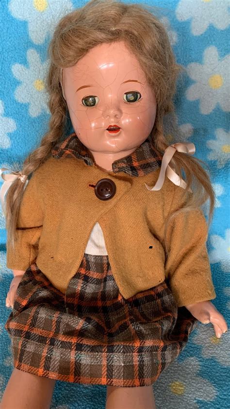 24 Adorable Composition Mama Doll Factory Original Outfit Etsy