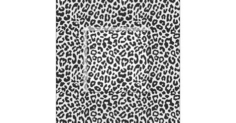 Black And White Leopard Print Animal Skin Patterns Fabric Zazzle