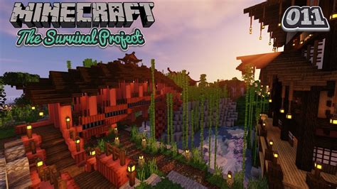 Minecraft 114 Japanese Style Garden And Bridge The Survival