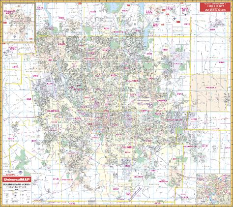 Ohio Wall Maps National Geographic Maps Map Quest Rand