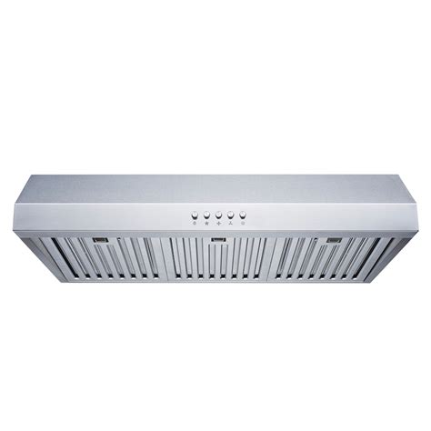 Vissani 30 Inch Under Cabinet In Stainless Steel Range Hood With 500