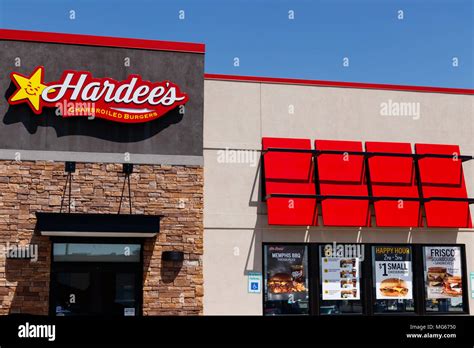 Anderson Circa April 2018 Hardees Retail Location Hardees And