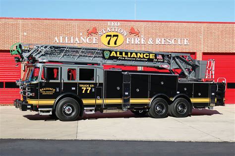 Alliance Fire And Rescue Services Pierce Arrow Xt 105 Ladder Glick