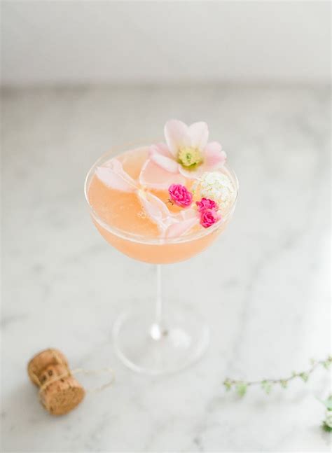 Rosé Valentines Day Cocktail Prosecco Cocktail Recipes