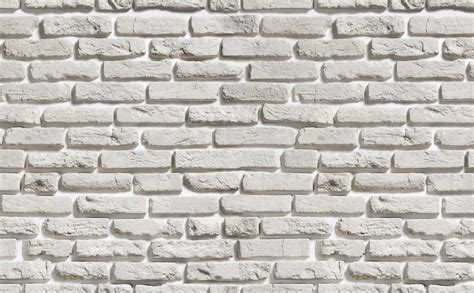 Aged Brick Wallpaper For Walls White Brick