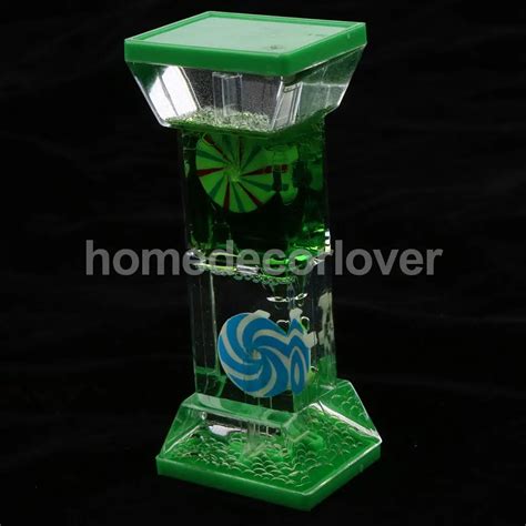 Acrylic Floating Double Disc Floating Liquid Oil Hourglass Counter