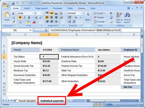 How To Prepare Payroll In Excel Steps With Pictures Wikihow
