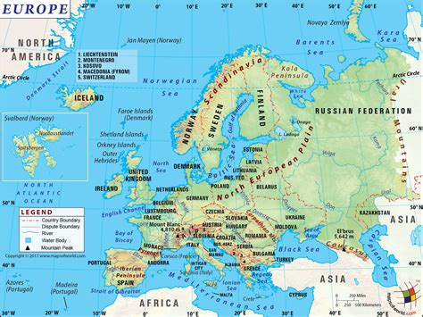 Europe Map Map Of Europe Information And Interesting Facts Of Europe