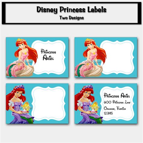 Disney Princess Printable Labels Labels Printables Free Printable