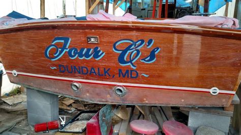 Hand Painted Boat Lettering Made By Designs And Signs