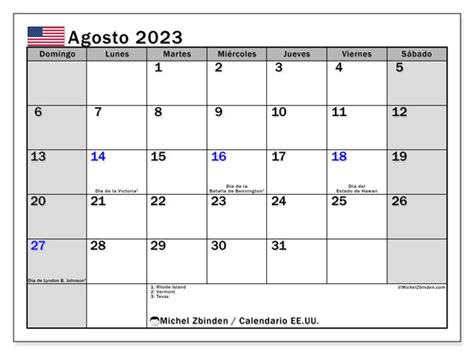 Calendario Agosto De 2023 Para Imprimir “47ld” Michel Zbinden Us