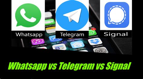 Whatsapp Vs Telegram Vs Signal Top 10 Features Comparison Bot Bark