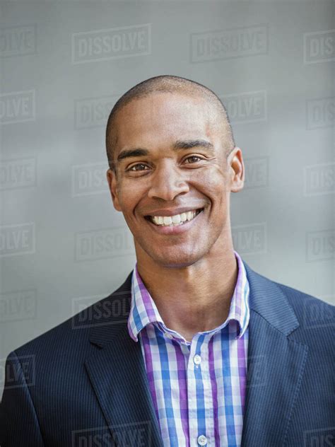 Black Businessman Smiling Stock Photo Dissolve