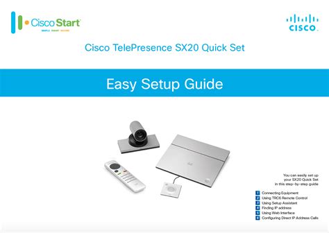 Cisco Telepresence Sx20 Quick Setup Guide Cisco Community