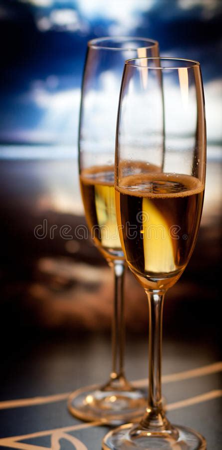 champagne glasses on tropical beach exotic new year stock image image of heat holiday 61359479