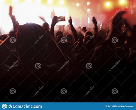 Rock Band Playing At Concert Montevideo Uruguay Stock Image Image Of