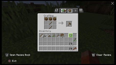 How To Make A Wooden Pickaxe In Minecraft 5 Steps Instructables