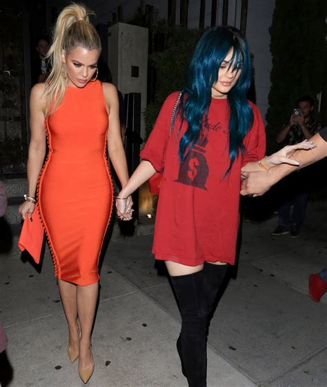 Kylie Jenner Debuts Blue Hair As Khloe Kardashian Flaunts That Booty In