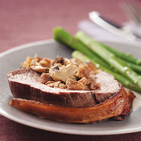 A whole tenderloin contains several choice portions of meat, including the filet mignon. Genrose's Stuffed Beef Tenderloin Recipe | Taste of Home
