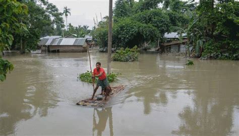 Assam Flood Havoc Continues 2400 Villages Deluged 145 Lakh People Sheltered In 564 Relief