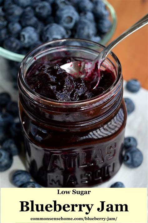 Blueberry Jam Easy Small Batch Low Sugar Very Blueberry