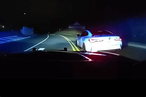 Watch Freaked Out Bmw M4 Driver Tries To Evade Police Carbuzz