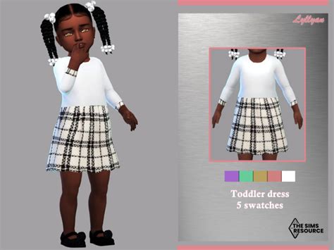 Toddler Dress Susy By Lyllyan At Tsr Sims 4 Updates