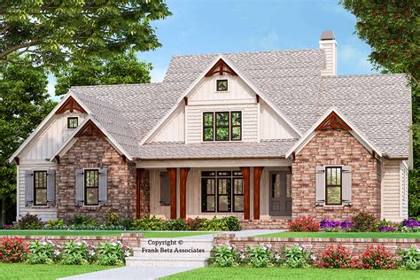 5 Bed New American Home Plan With Main Floor Master 710026btz