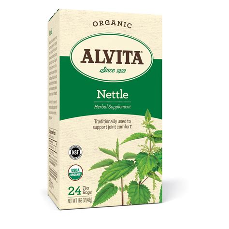 Alvita Organic Nettle Tea Bags 24 Ct