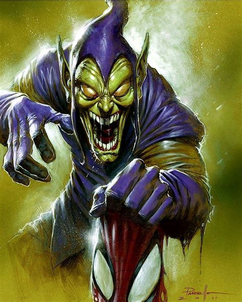 Green Goblin Comic Book Villains Marvel Comics Art Marvel Villains
