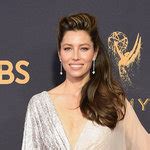 Emmys Red Carpet Jessica Biel In Ralph Russo Couture Ms Biel On Producing I The