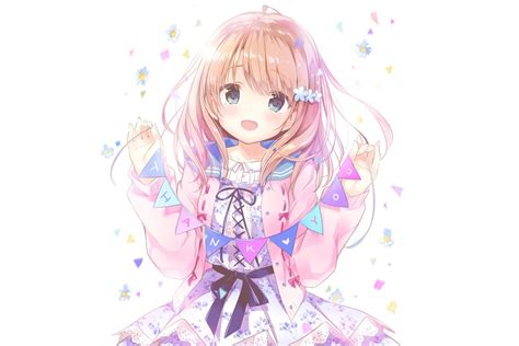 Ruokavalikko Android Cute Anime Girl Phone Wallpaper