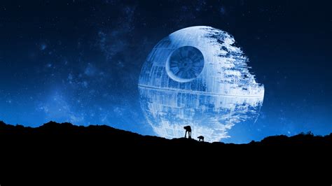 Make every day star wars day with our collection of officially licensed star wars™ artwork created exclusively by artists from the society6 community. Wallpaper : Star Wars, Death Star, AT AT, space, night sky 2560x1440 - iamlegend - 1379225 - HD ...